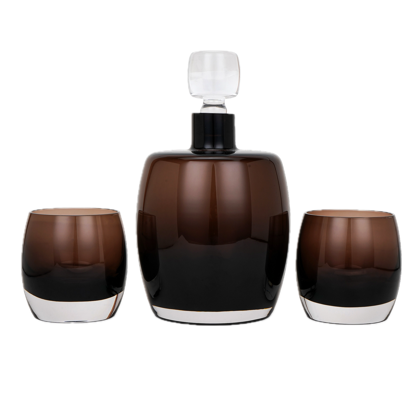 The Afterhours Pour Set | Crystal Decanter and 2 Whiskey Glasses