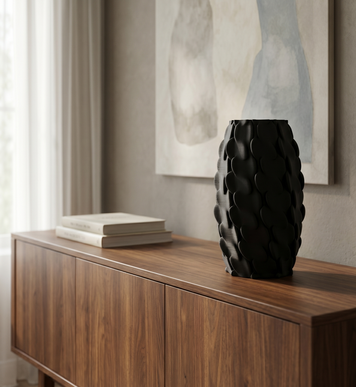 Morrow Form Vase - Black