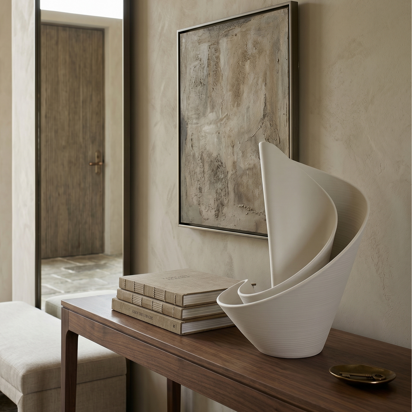 Velum Fold Vase - White