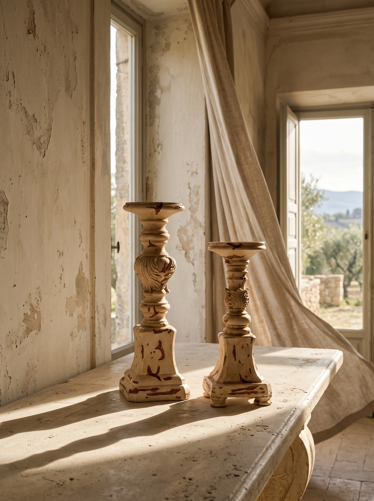 Château Provence Candle Holders