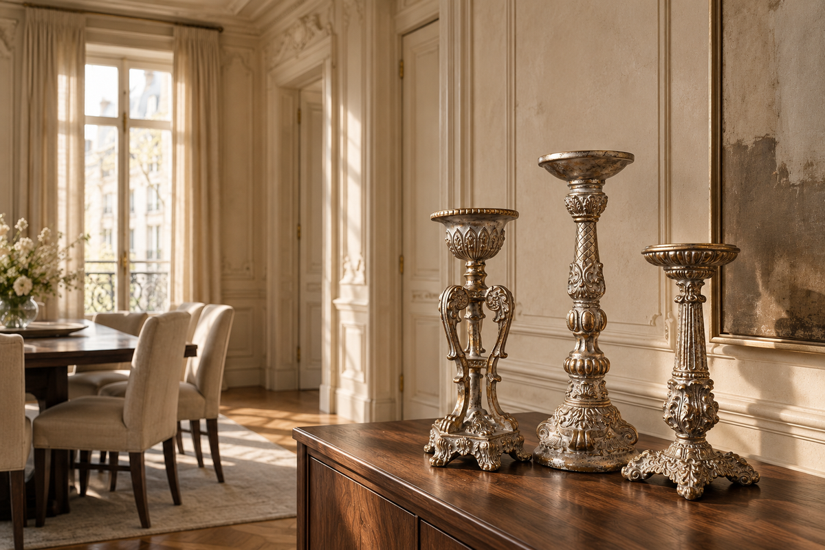 Versailles Pedestal Candle Holders