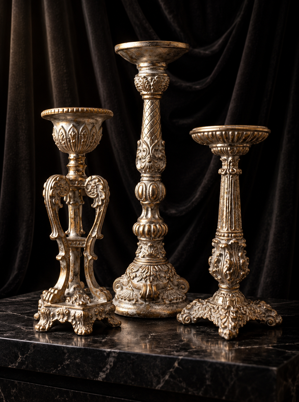 Versailles Pedestal Candle Holders