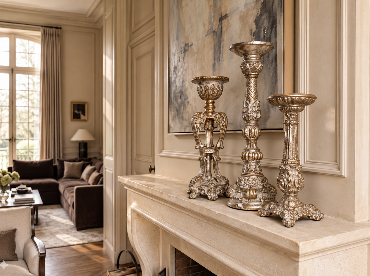 Versailles Pedestal Candle Holders