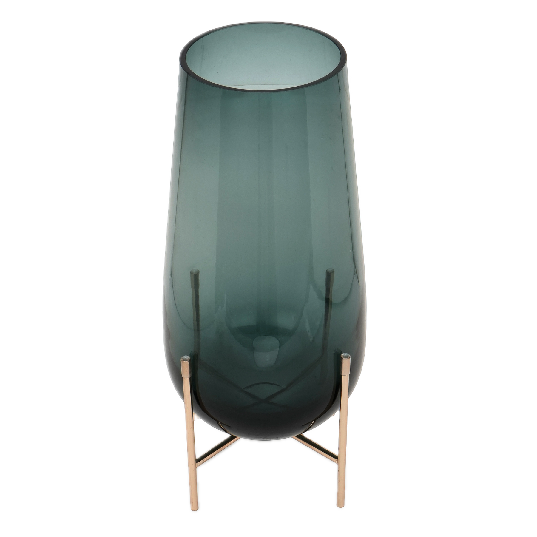 Emerald Rise Glass Vase