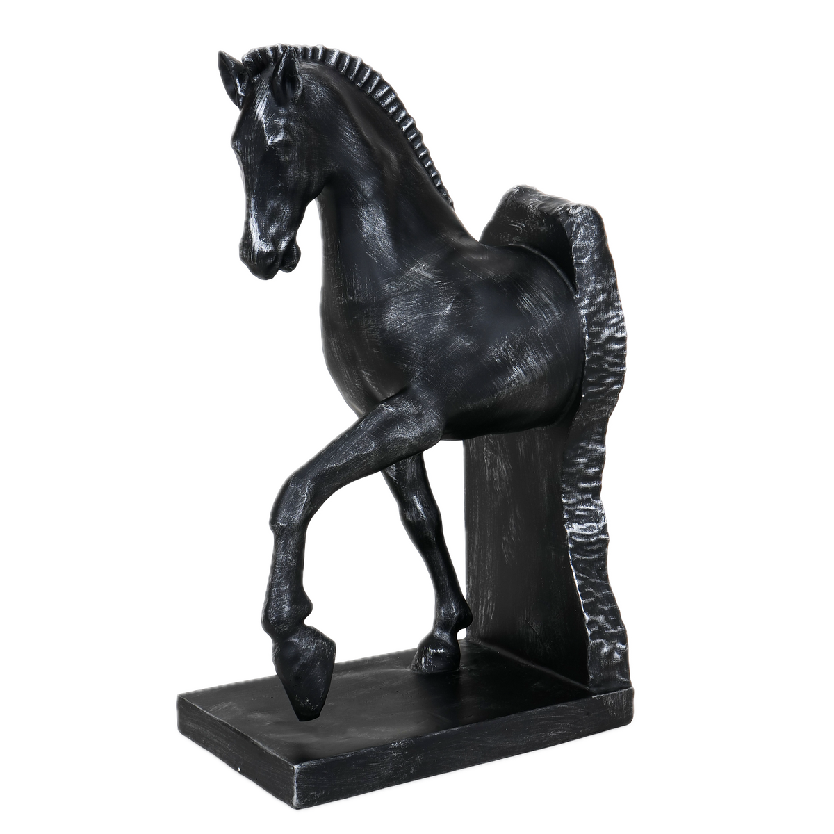Midnight Stallion Horse Statue