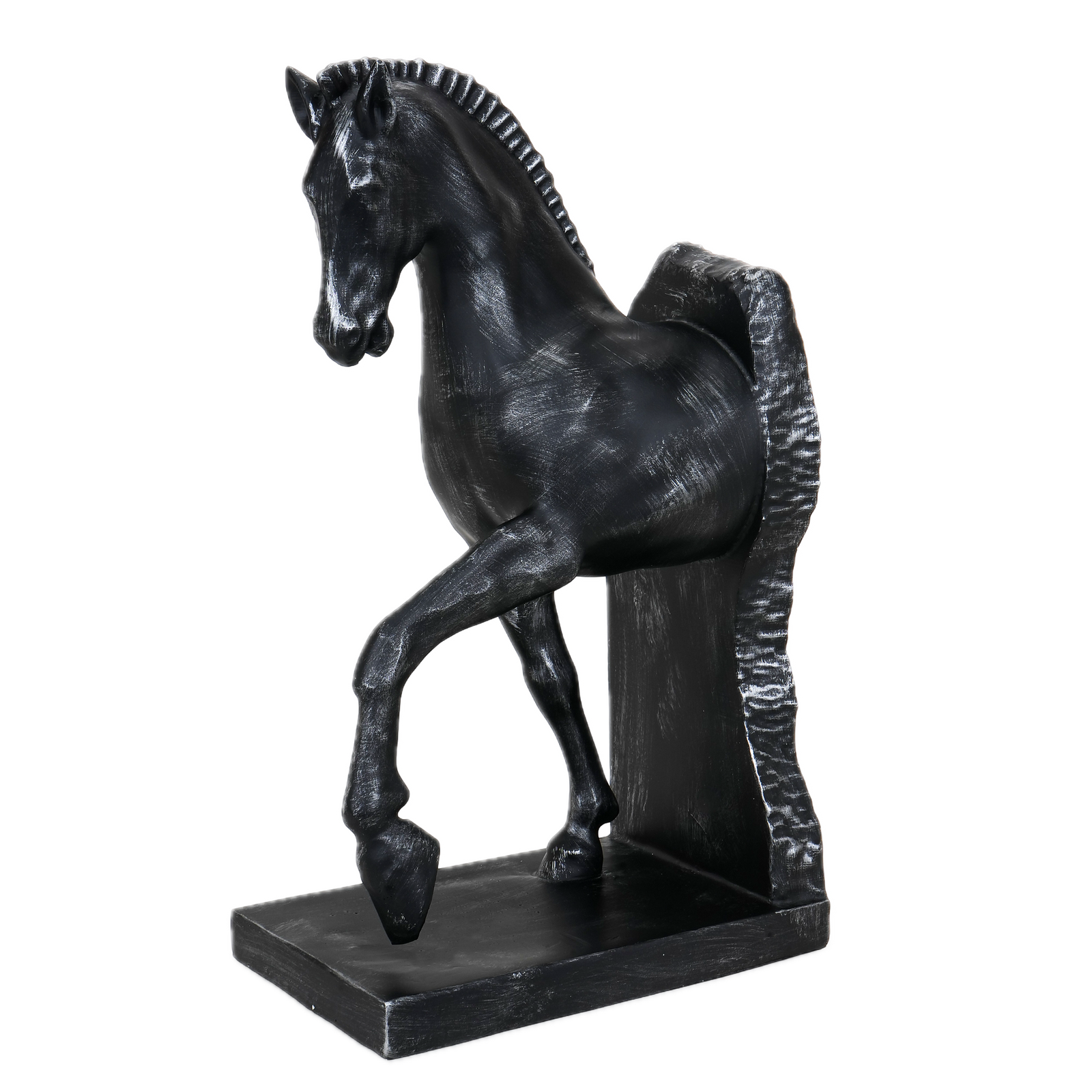 Midnight Stallion Horse Statue