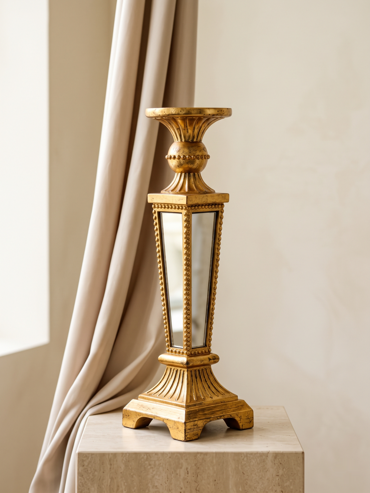 Galerie Gilt Candle Holder
