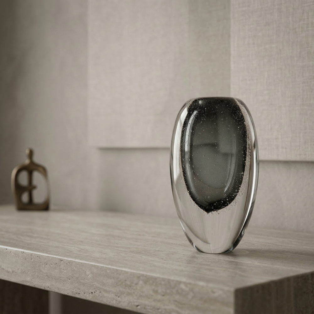 Eclipse Shadow Crystal Vase