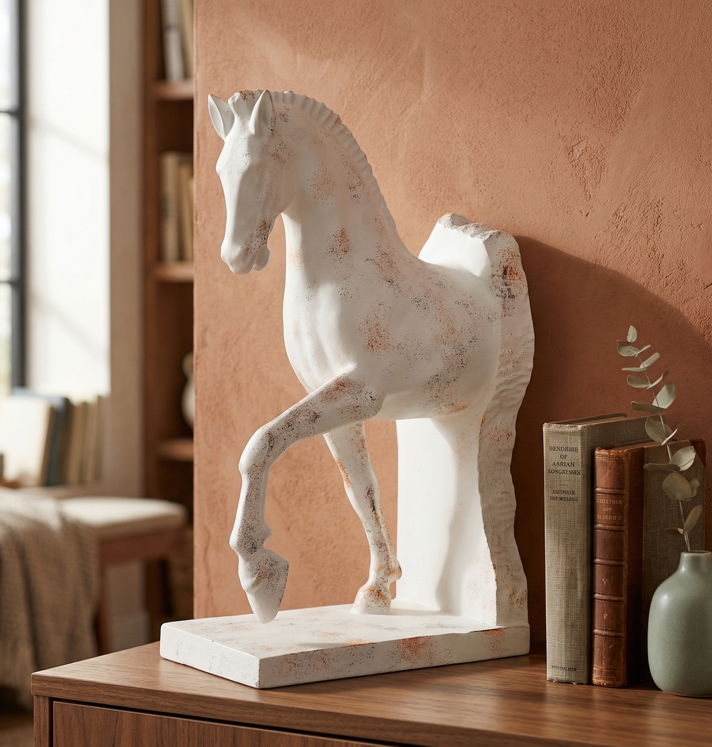 Studio Drip Stallion Horse Statue