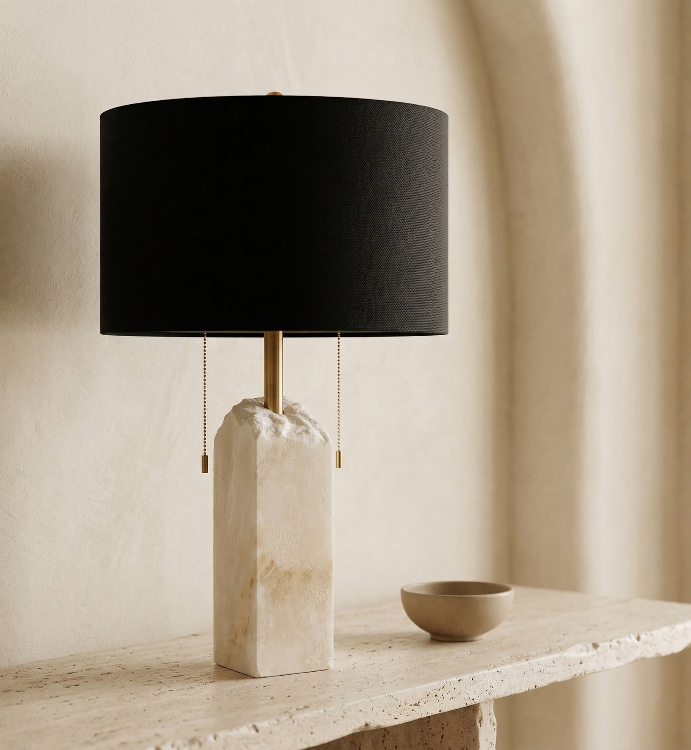 Obelisk Marble Lamp