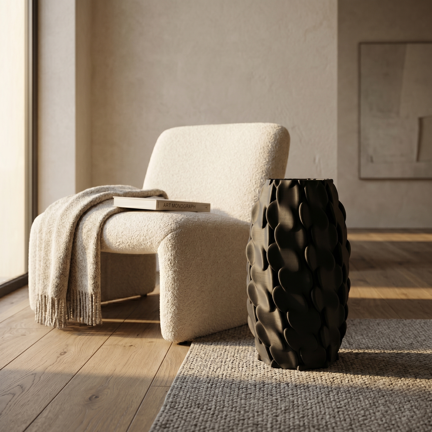 Morrow Form Vase - Black