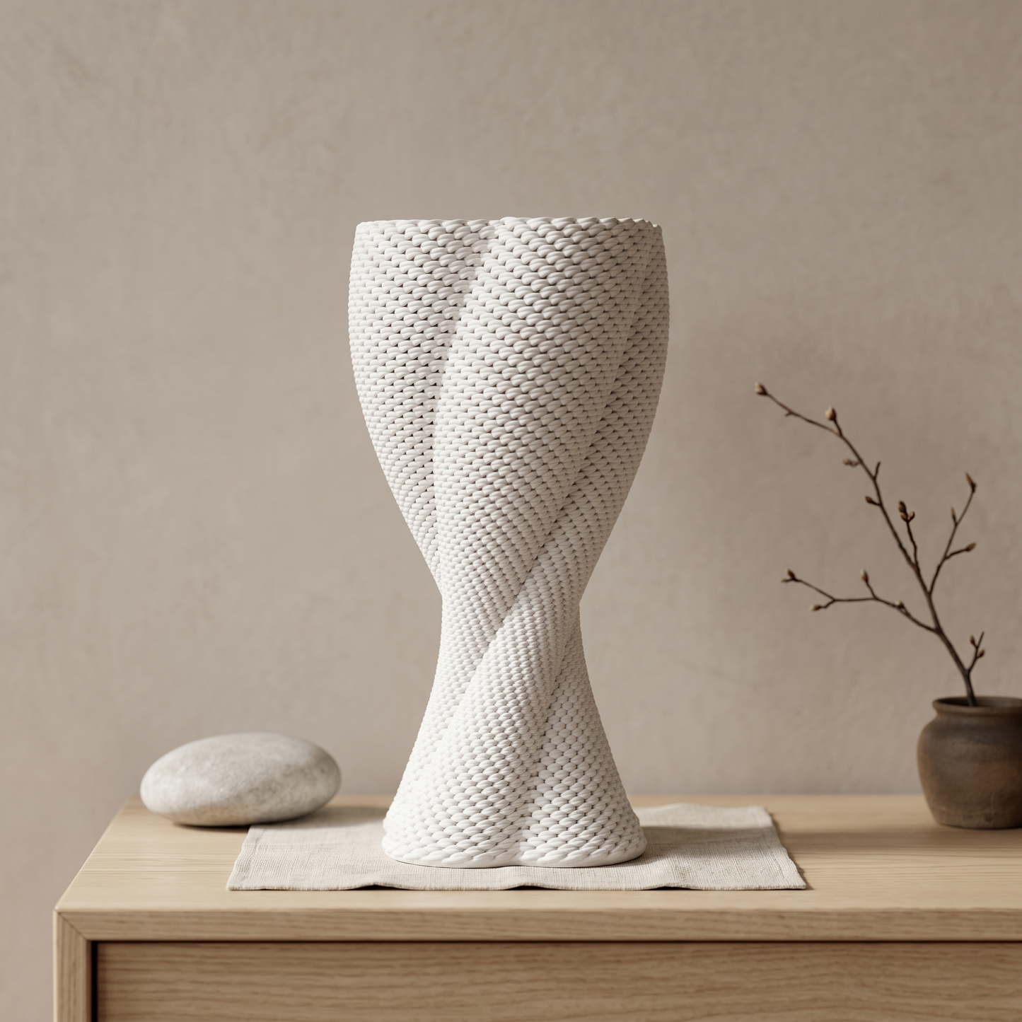 Braided Silence Vase