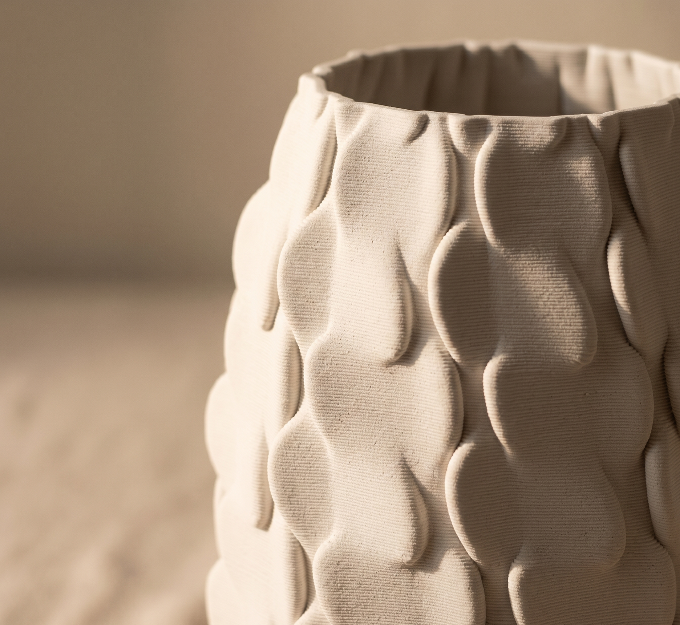 Morrow Form Vase - White
