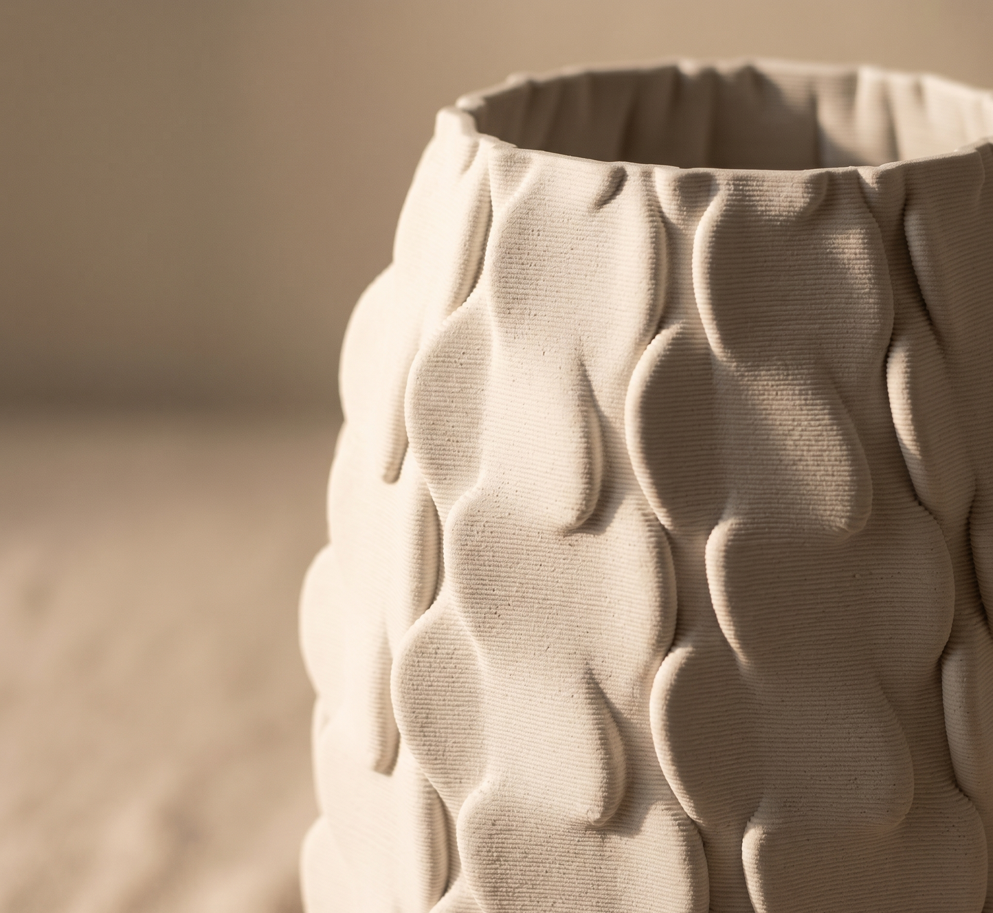 Morrow Form Vase - White