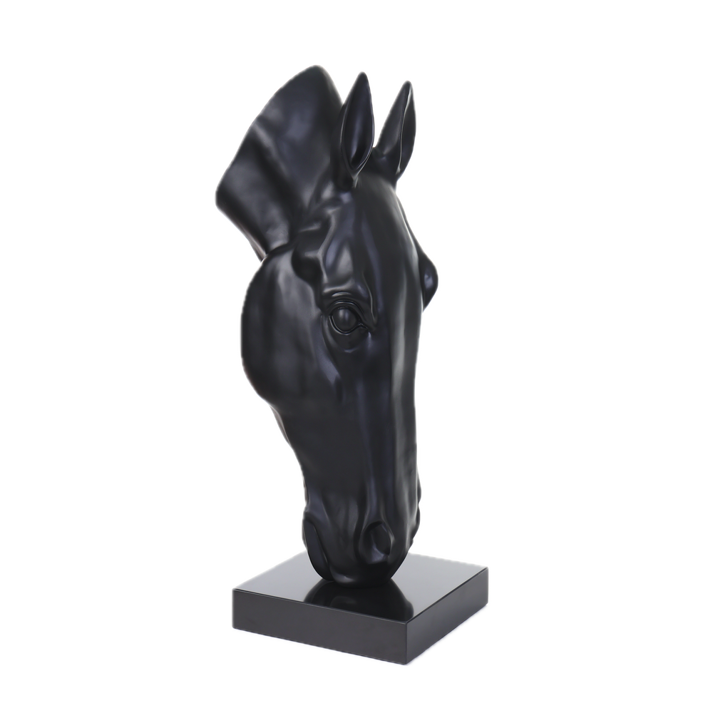 Equus Noir Horse Statue