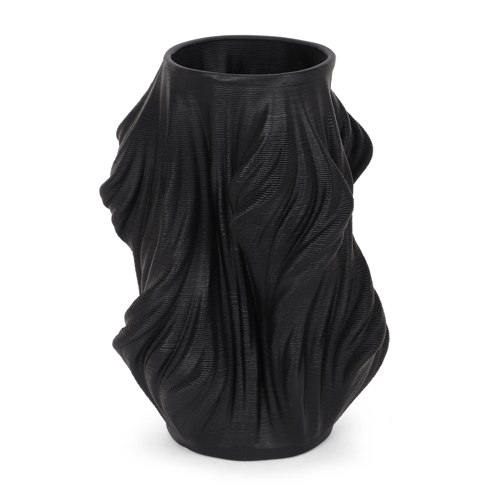 Twisted Silhouette Petit Vase-Black