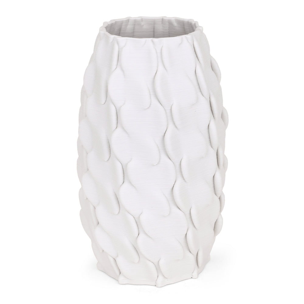 Morrow Form Vase - White