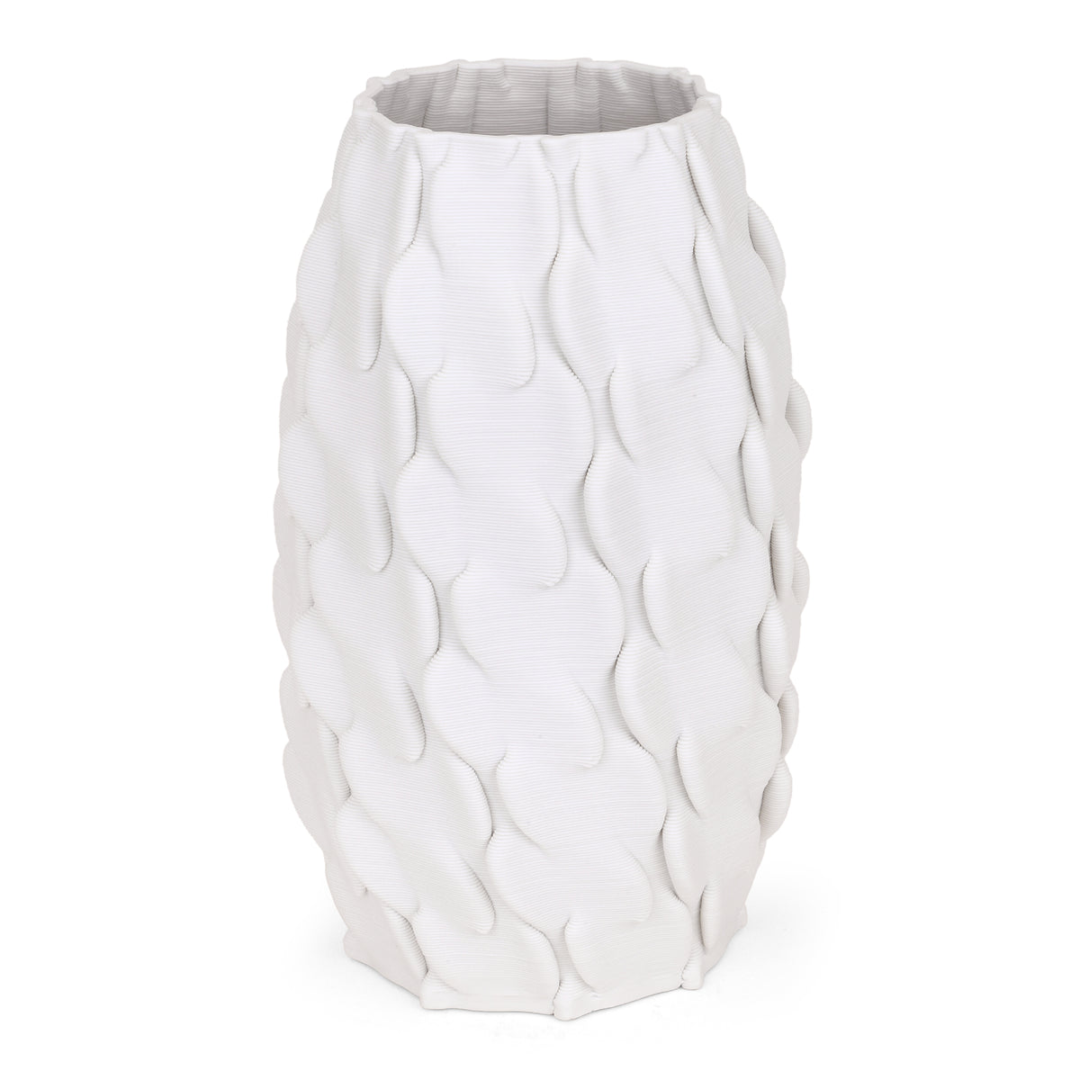 Morrow Form Vase - White