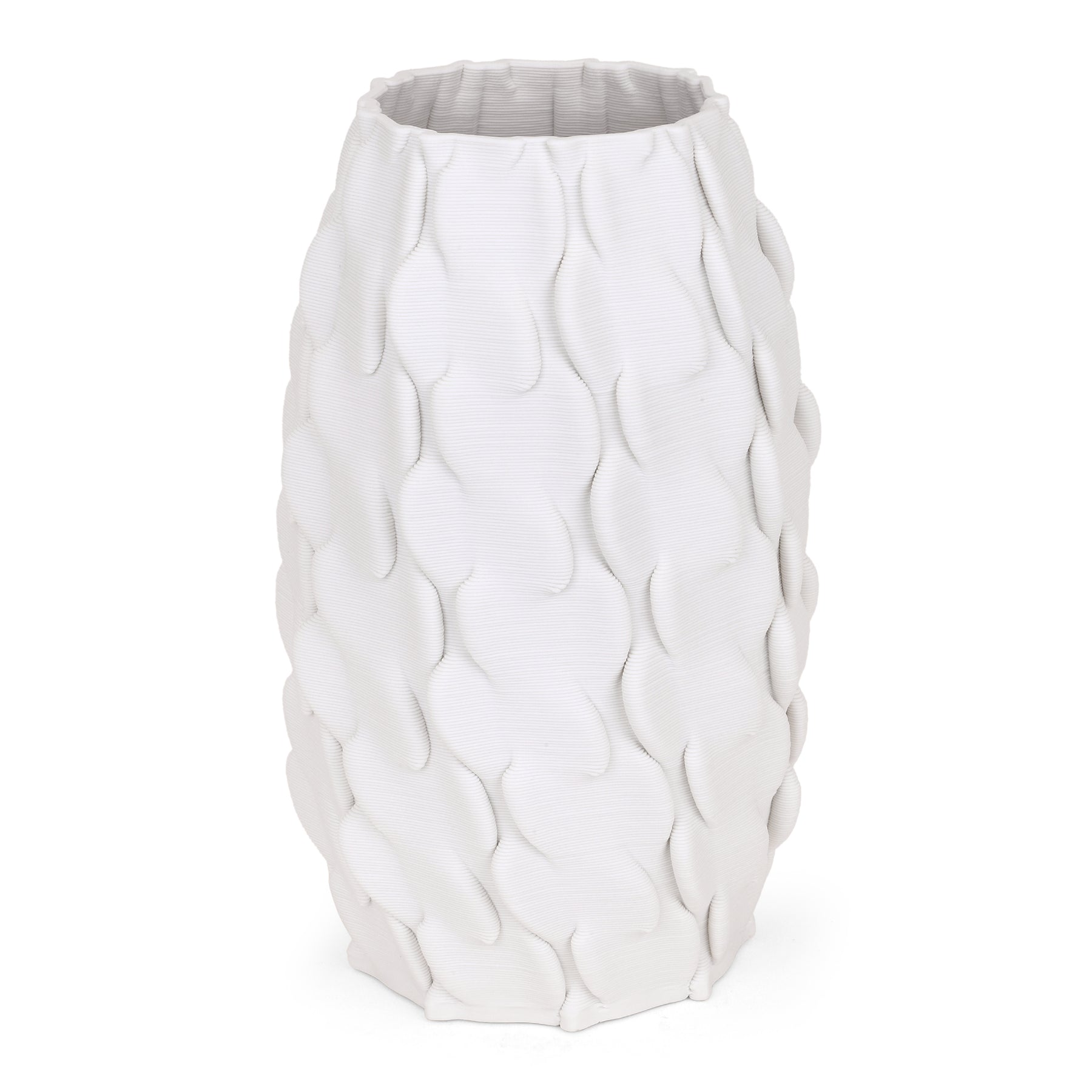 Morrow Form Vase - White