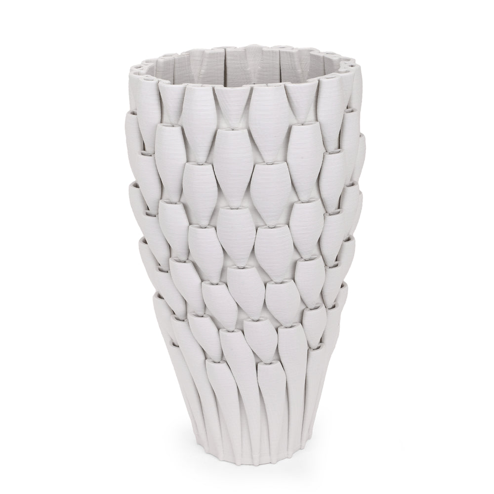 White Coral Gathering Vase