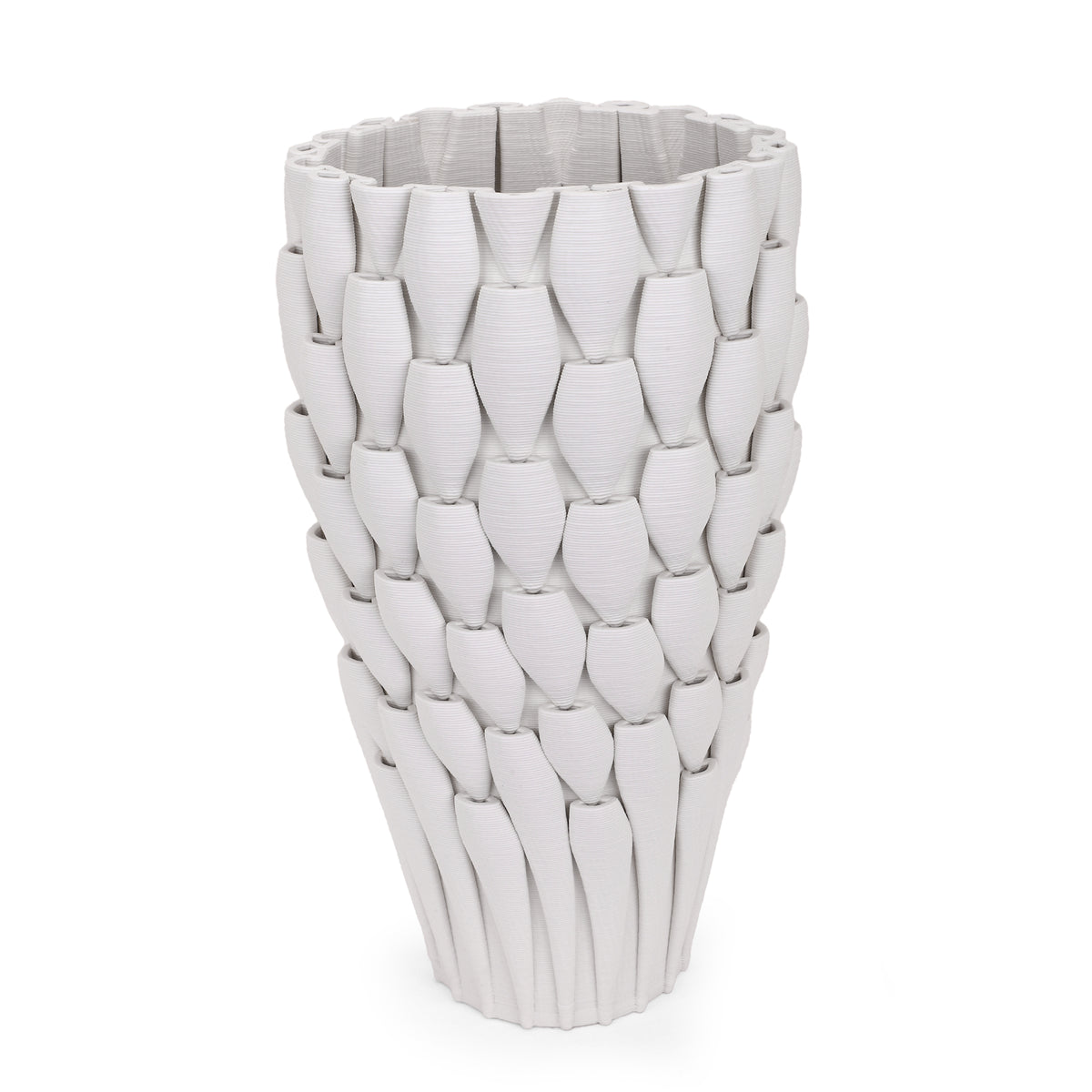 White Coral Gathering Vase