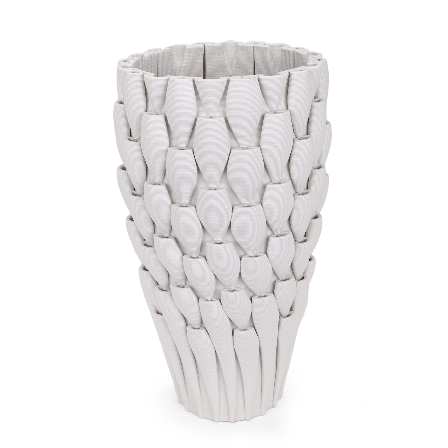 White Coral Gathering Vase
