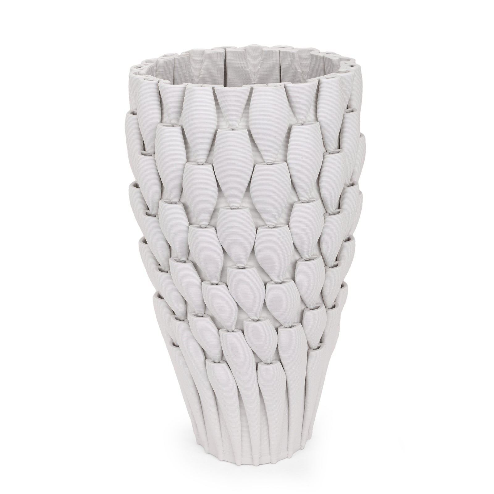 White Coral Gathering Vase