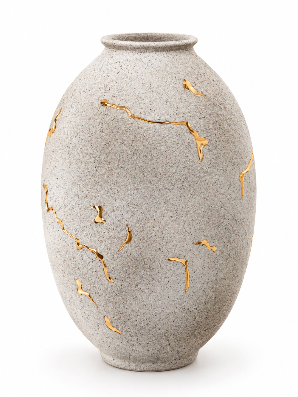 Kintsugi Ceramic Vases | Set of 3