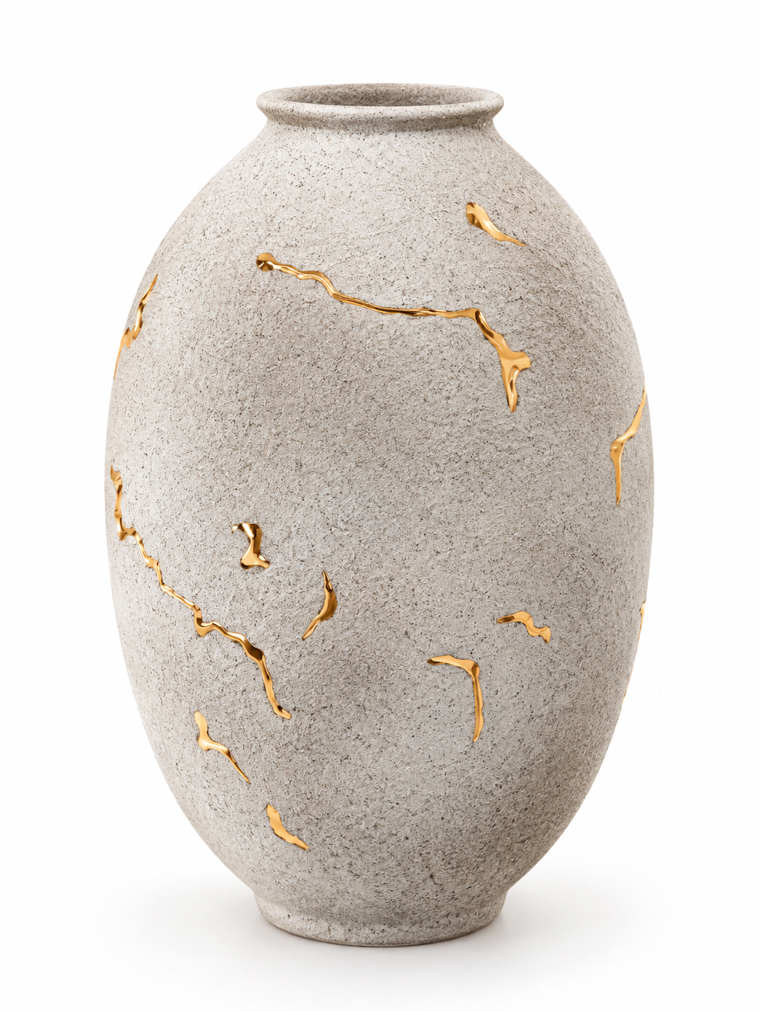 Kintsugi Ceramic Vases | Set of 3