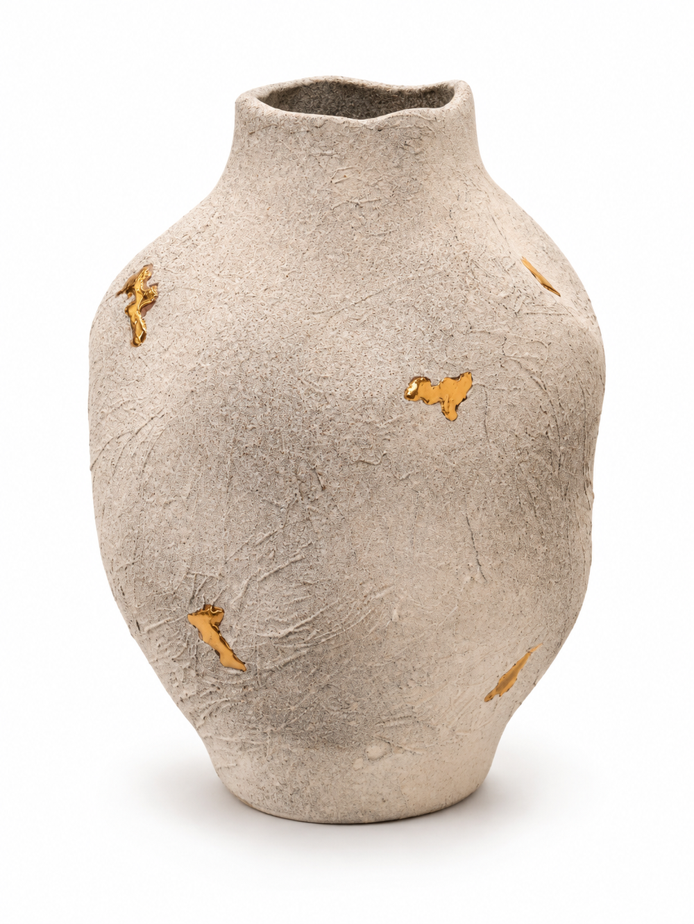 Kintsugi Ceramic Vases | Set of 3